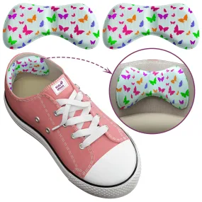 4 Kids Heel Grips [Add Extra Volume 0.5 Size] Soft and Sticky Kid Heels Grip Cushion for Shoes Too Big, Small Heel Protectors for Girls and Boys, Good for Most Types of Shoes Multicolor
