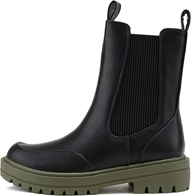 Ankle Chelsea Biker Boots Grotto by Soda