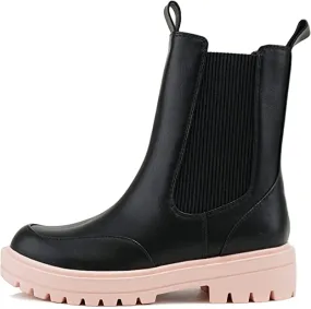 Ankle Chelsea Biker Boots Grotto by Soda
