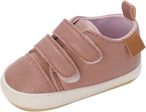 Baby Boys Girls First Walking Shoes Infant Non-Slip PU Leather Sneakers Toddler Newborn Loafers Shoes Infant Size 2