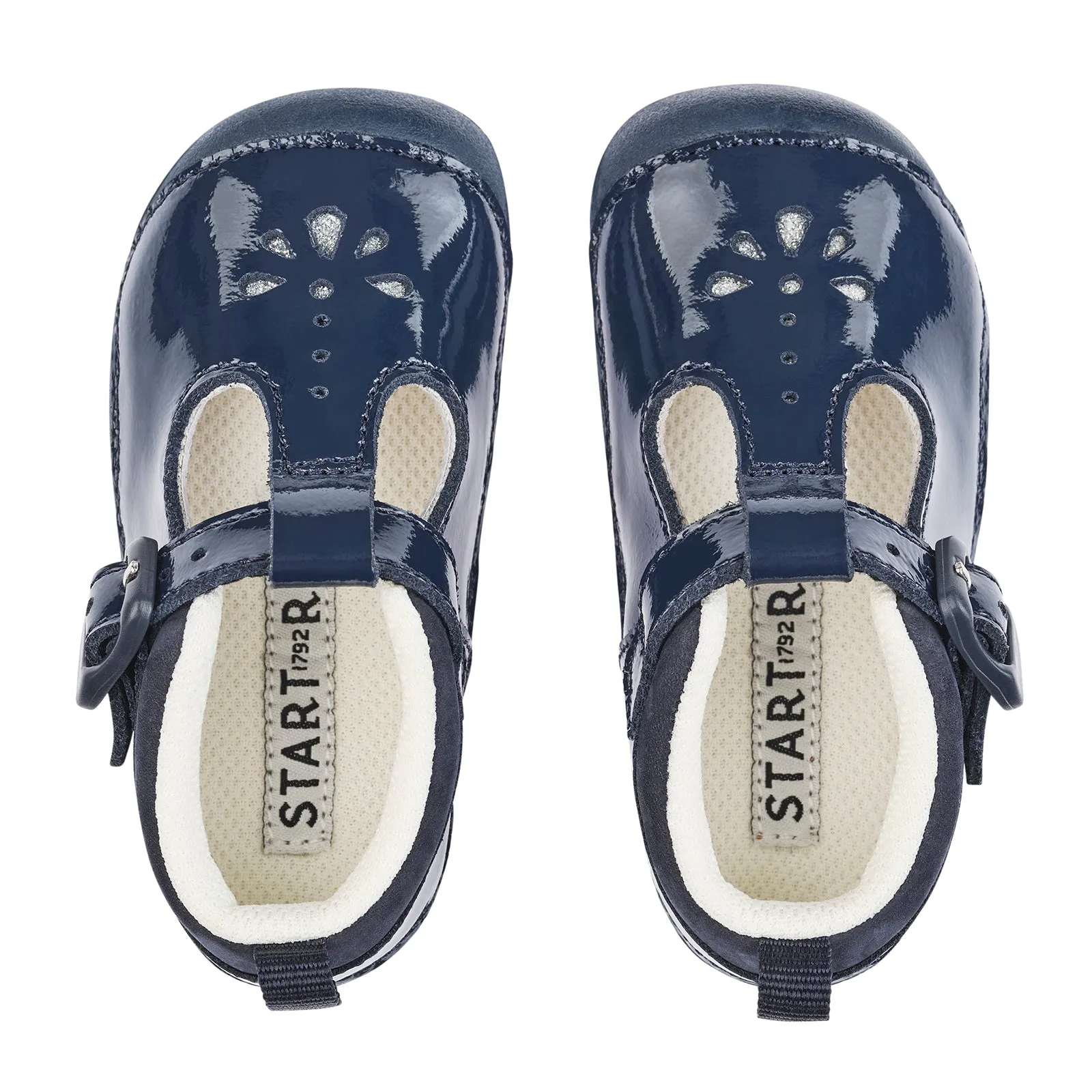Baby Bubble Navy Patent T-Bar Pre-Walker