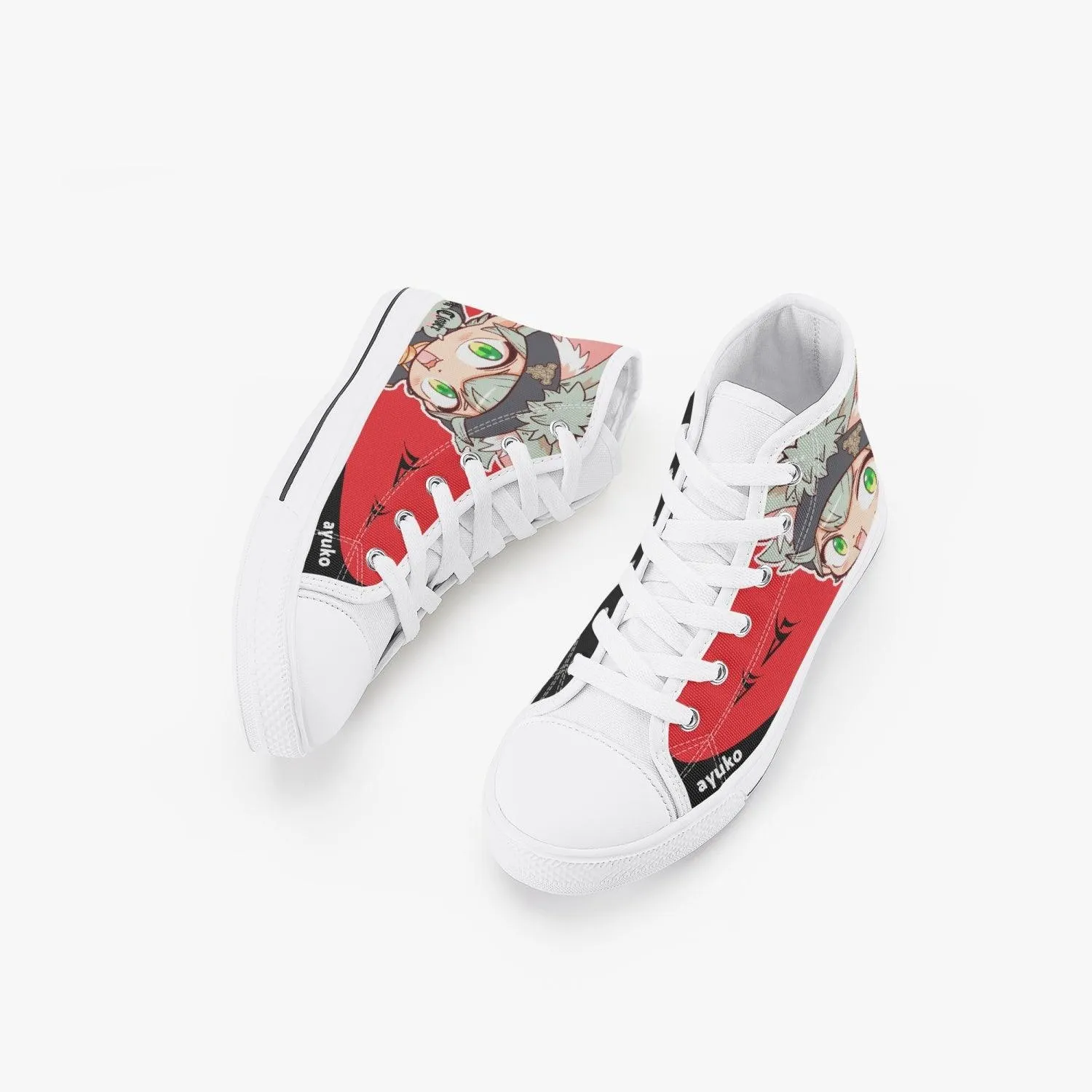 Black Clover Asta Kids A-Star High Anime Shoes