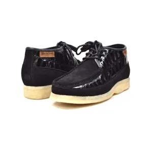 British Walkers Knicks Croc Men's Crocodile Leather and Suede Limited Edition Style