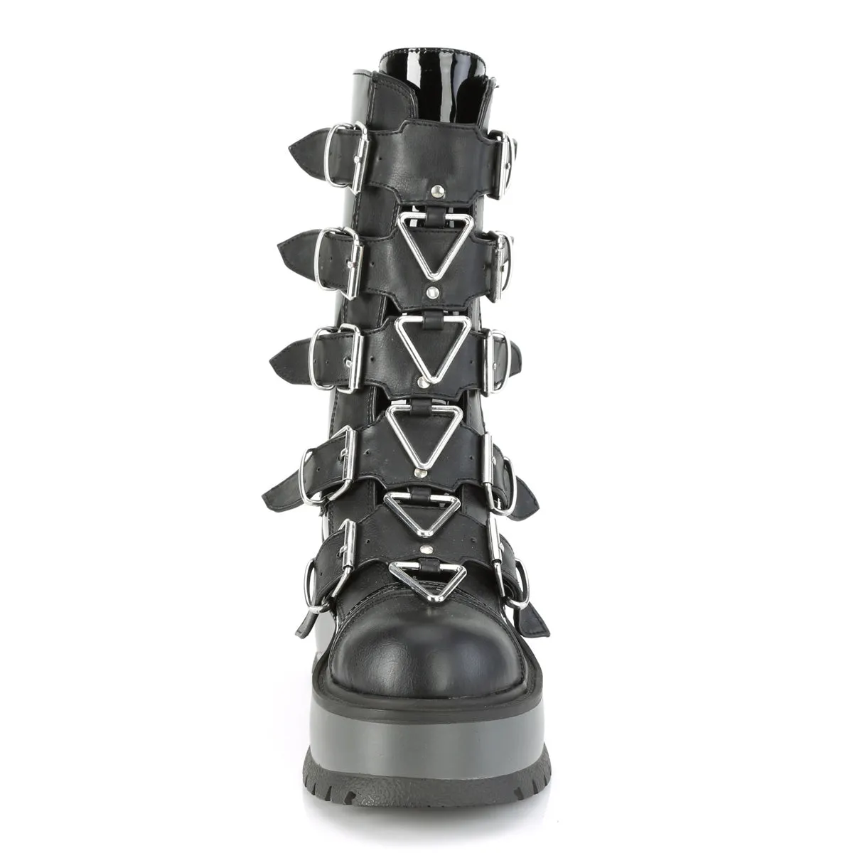 Buckle-up Mid-Calf Boot with 2-inch platform SLACKER-160