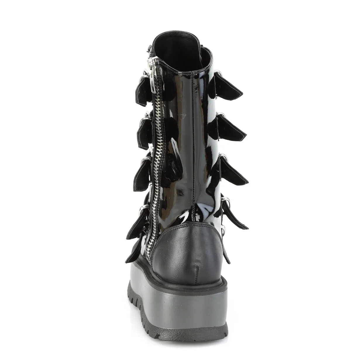 Buckle-up Mid-Calf Boot with 2-inch platform SLACKER-160
