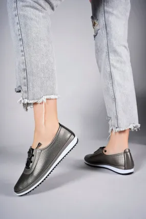 ByLlaion Women's Daily Shoes 001281 Platinum