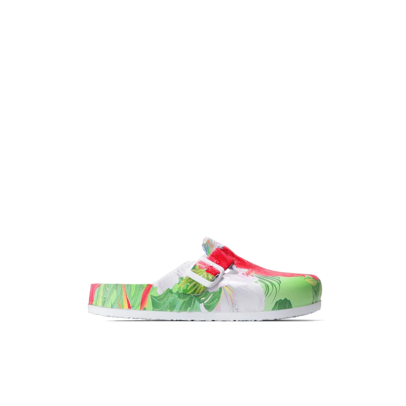 Cape Robbin Koosh Multi Color Floral Comfort Garden Mules Slip On Rubber Slide