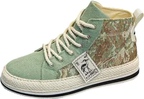 DIYCAM Men's High-Top Casual Canvas Classic Comfortable Sneaker or Fashion Tennis Shoe Casual Skate Shoes Lace Up Walking Shoes Boy's Casual Outdoor Youth Shoes