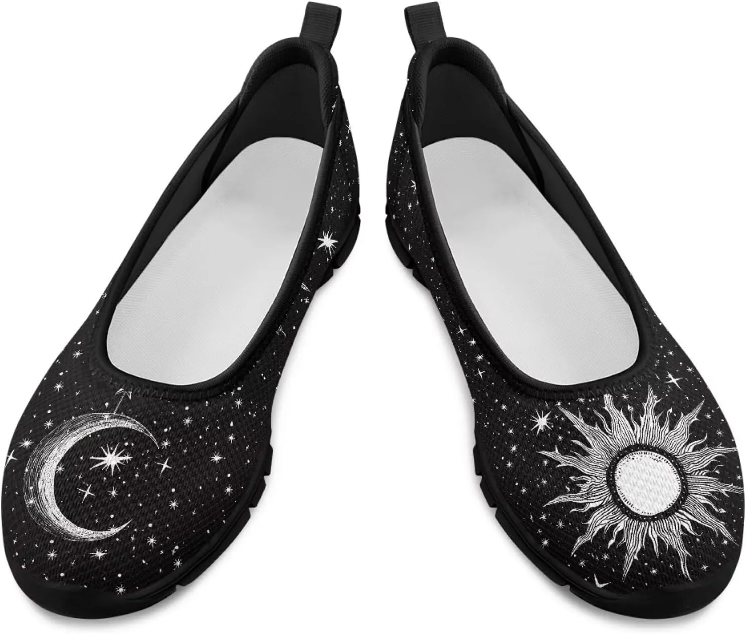 Doojoayie Art Casual Slip On Shoes for Ladies Flat Shoes Comfort for Dalil Casual