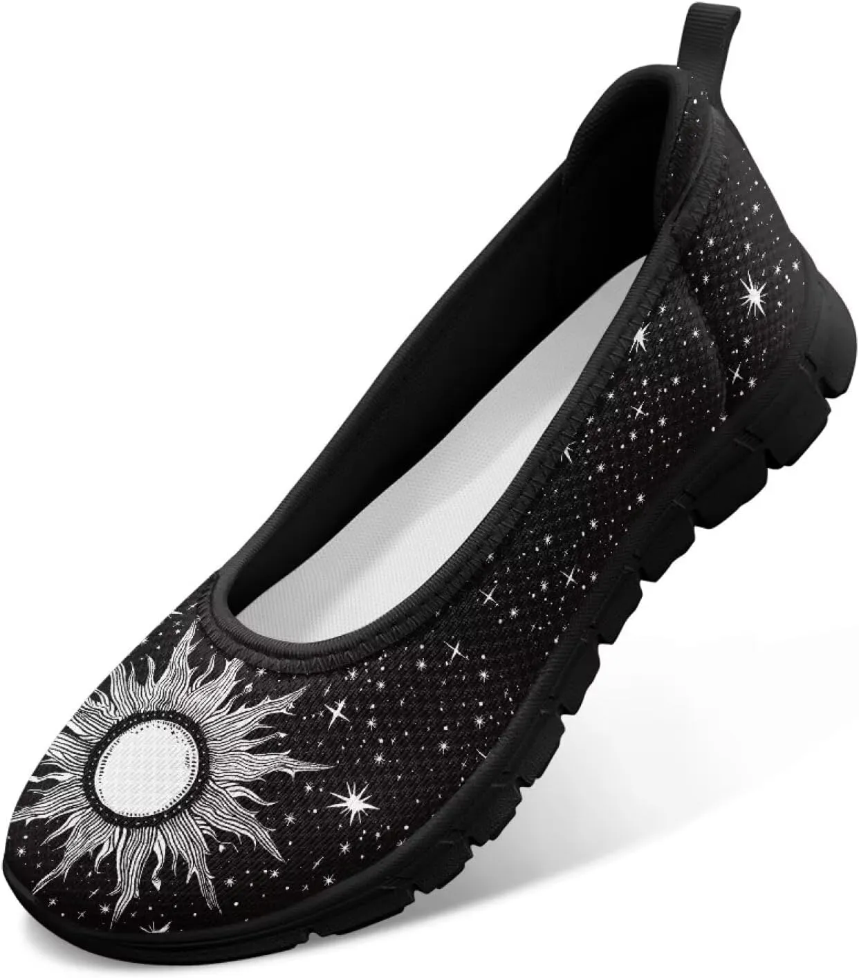 Doojoayie Art Casual Slip On Shoes for Ladies Flat Shoes Comfort for Dalil Casual