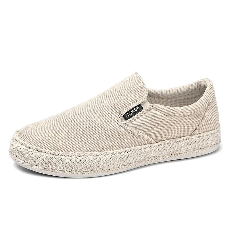 Effortless Cool: Canvas Loafers That Whisper 'Confidence