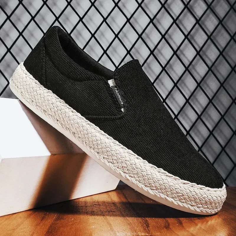 Effortless Cool: Canvas Loafers That Whisper 'Confidence