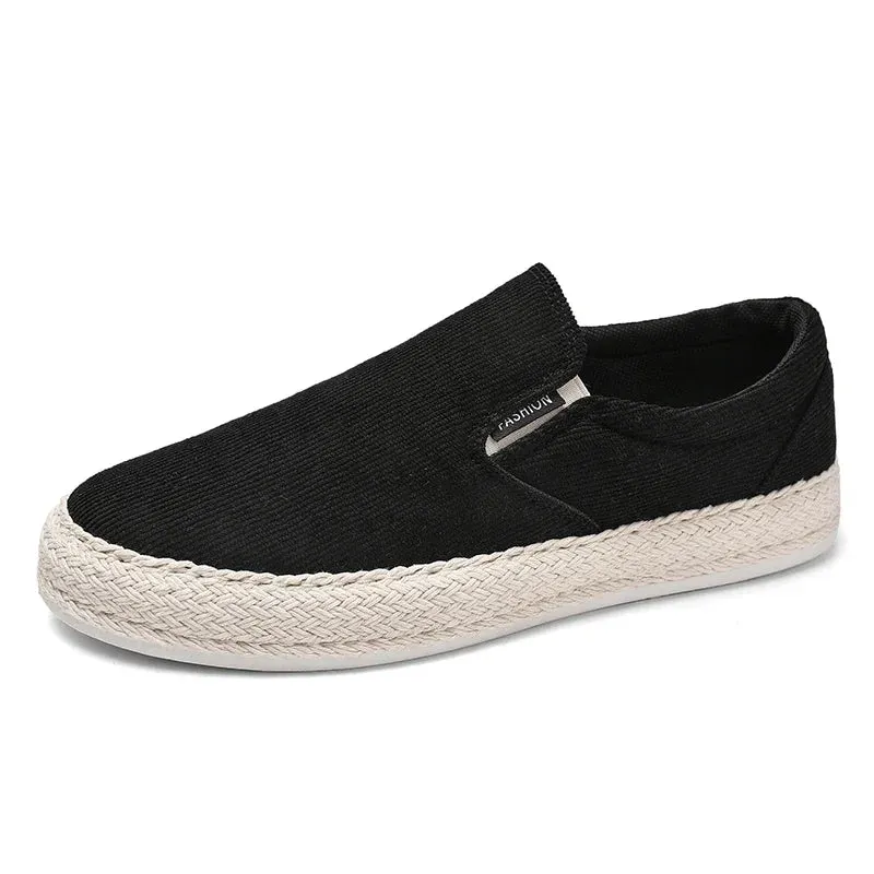 Effortless Cool: Canvas Loafers That Whisper 'Confidence