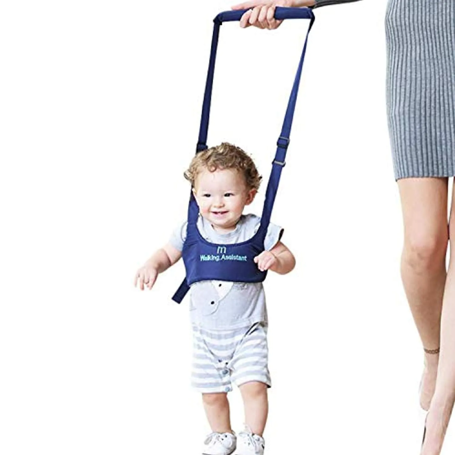 Electomania Baby Safety Harness Belt Walking Assistant, Adjustable Shoulder & Chest Support Walker (Blue)(Applicable Age: 6-24 Months)(M)