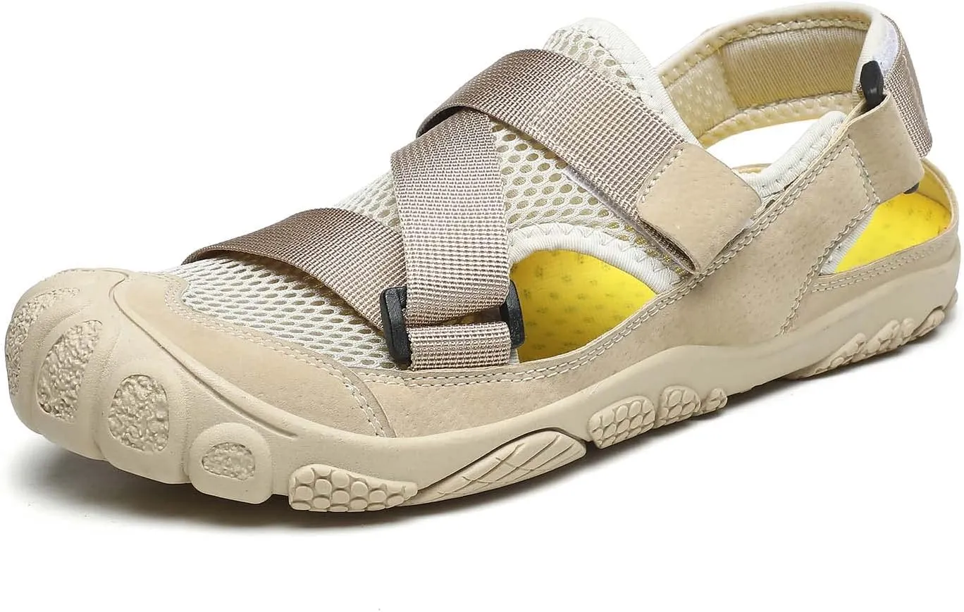 Eliogn Wading Shoes for Men Fashion Non-Slip Beach Sports Sandals Comfortable Outdoor Sports Hiking Camp Shoes Summer Lightweight Water Shoes