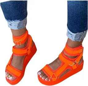 Gibobby Womens Summer Shoes,Women's Fish Mouth Espadrilles Slingback Platforms Sandals High Heel Ankle Strap Beach Shoes