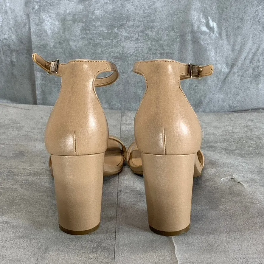INC INTERNATIONAL CONCEPTS Women's Dark Almond Lexini Two-Piece Sandals SZ 6