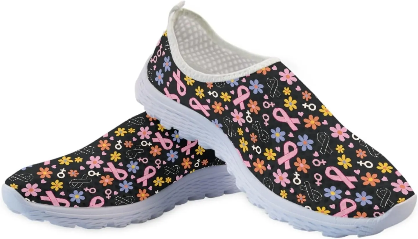 INSTANTARTS Womens Athletic Walking Shoes Quick Dry Sports Running Shoes Slip-on Sports Sneakers