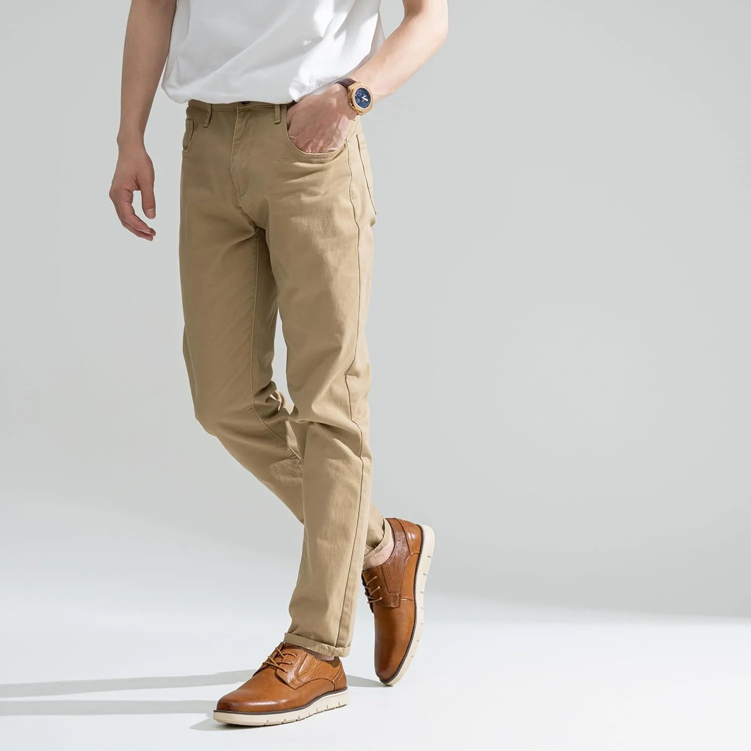 Jousen Mens Casual Shoes Simple Comfortable Casual Dress Shoes for Men