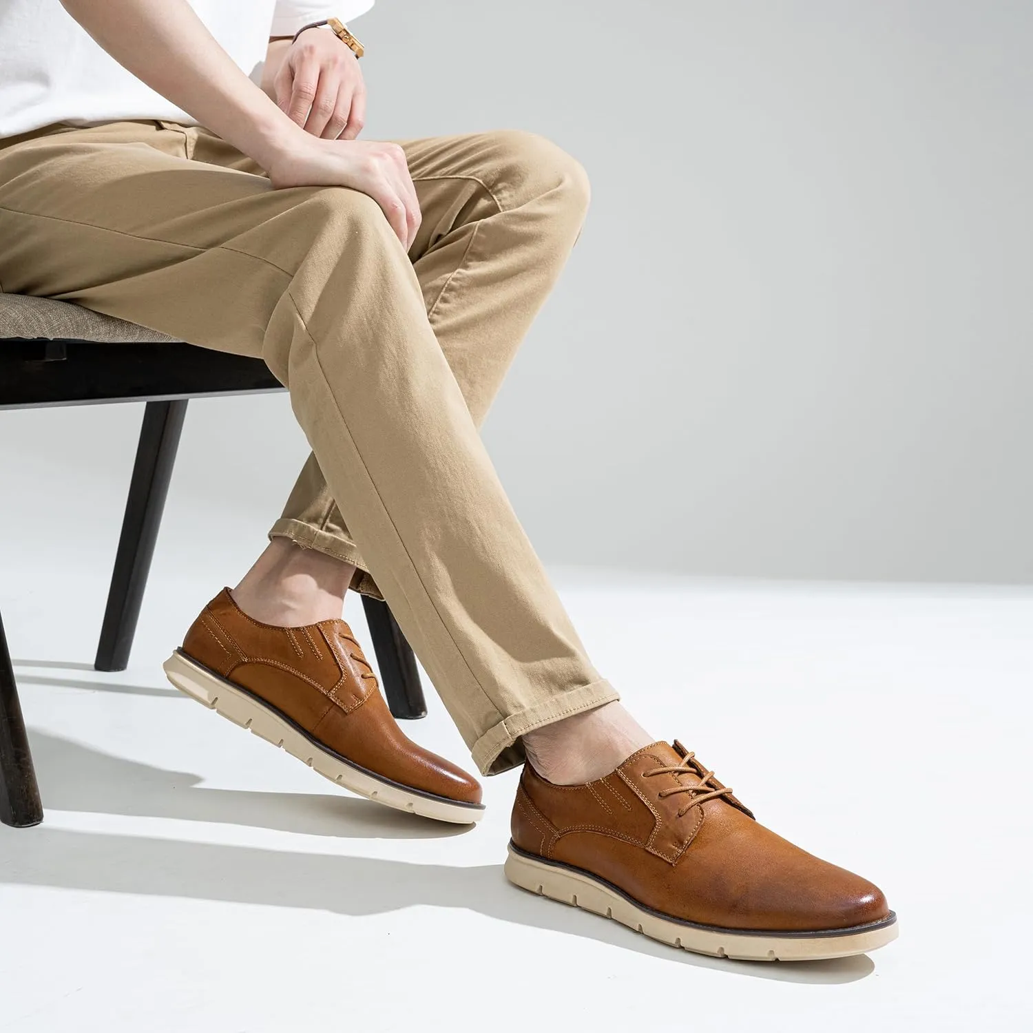 Jousen Mens Casual Shoes Simple Comfortable Casual Dress Shoes for Men