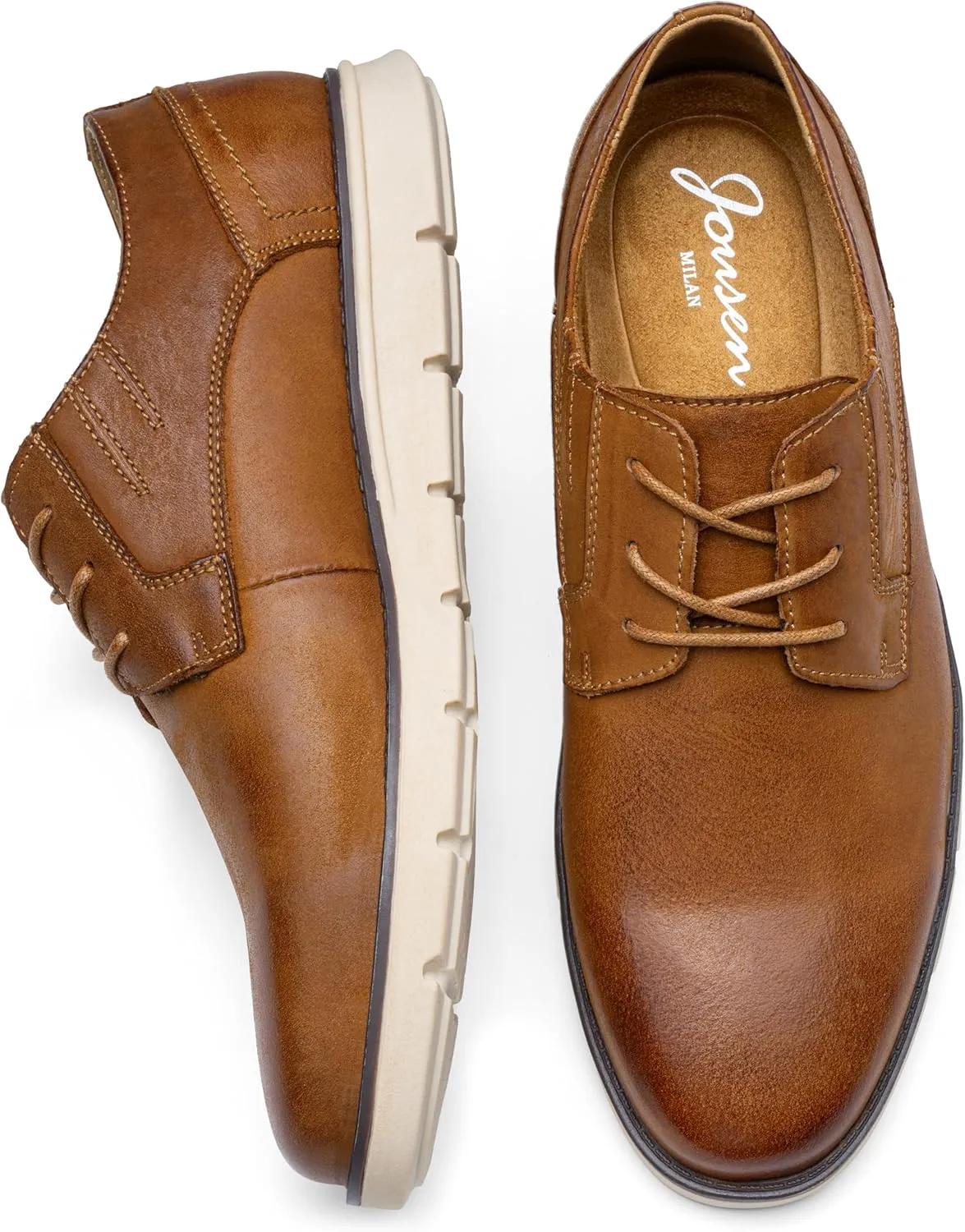Jousen Mens Casual Shoes Simple Comfortable Casual Dress Shoes for Men