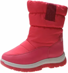 Kids Snow Boots Thick Cotton Booties Shoes Boys Girls Chunky Sole Outdoor Ski Boots Winter Fashion Warm Comfy Shoes