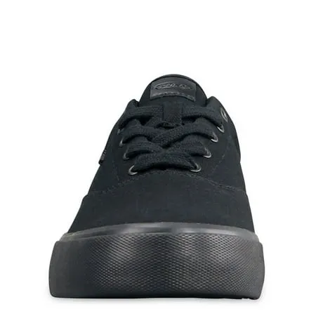 Lugz Men's Avi Canvas Casual Low Top Skate SneakerBlack/Black,