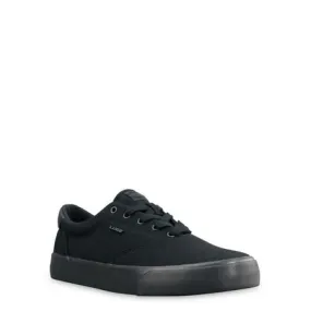 Lugz Men's Avi Canvas Casual Low Top Skate SneakerBlack/Black,
