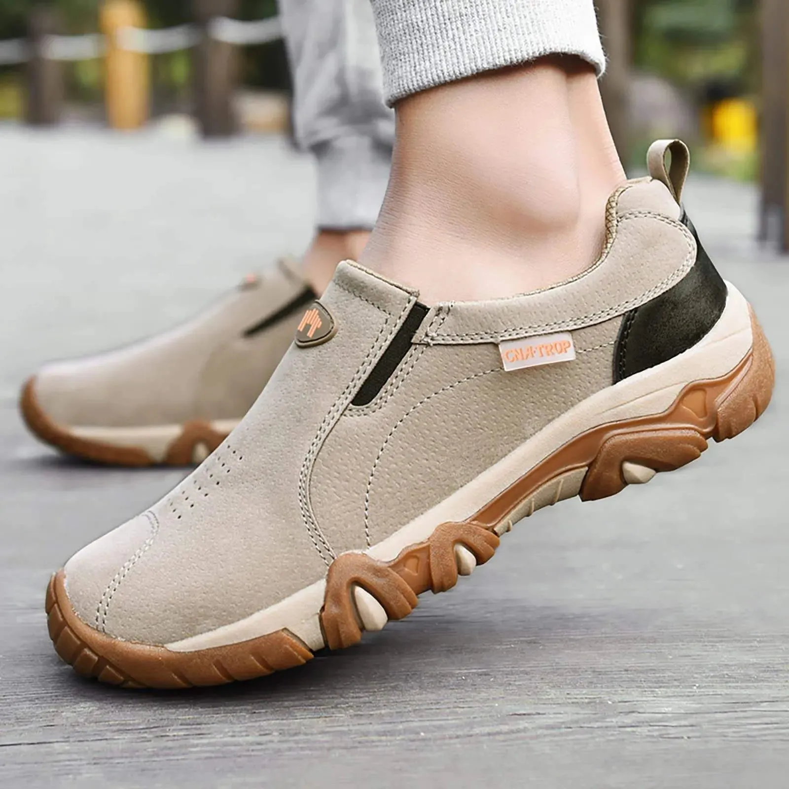 Men's Arch Support Easy to Put on and Take off Breathable Light Non-slip Shoes