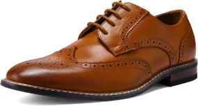 Men's Dress Shoes Formal Business Classic Lace Up Wingtip Oxford Shoes