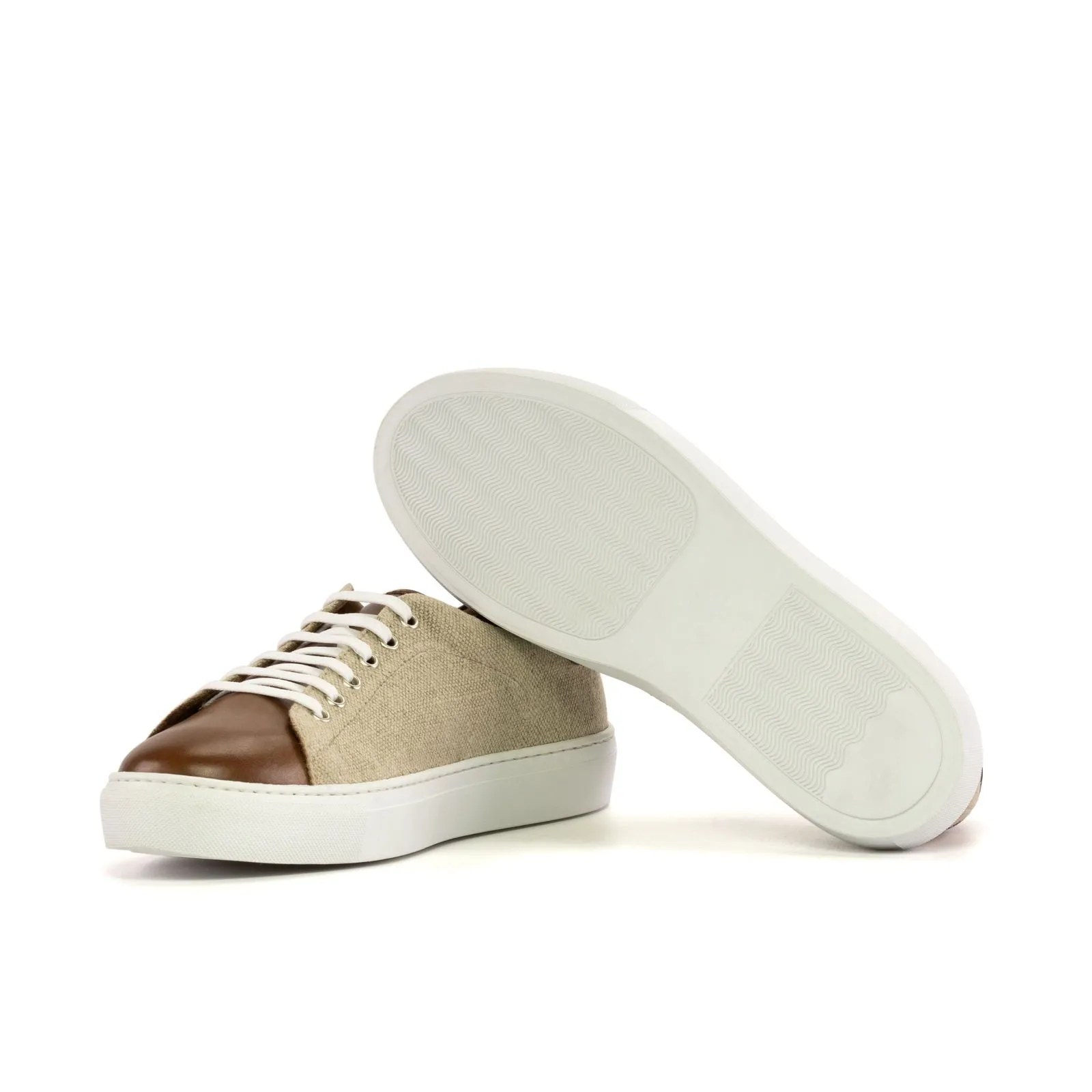 Men's Trainers Wide Plus Size White 5395