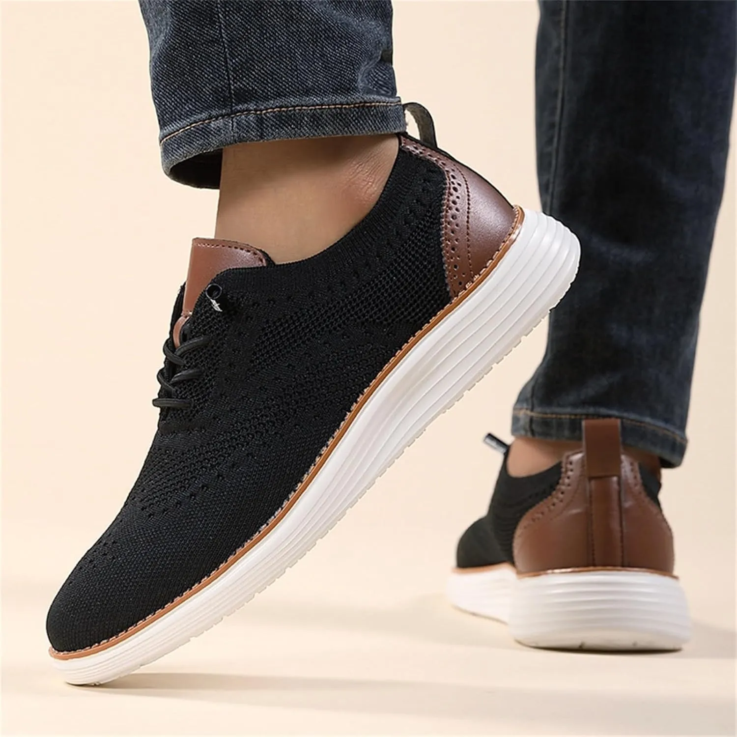 New Running Sports Casual Shoes Flying Weaving Mesh Men Shoes Mens Breathable Casual Mens Slide on