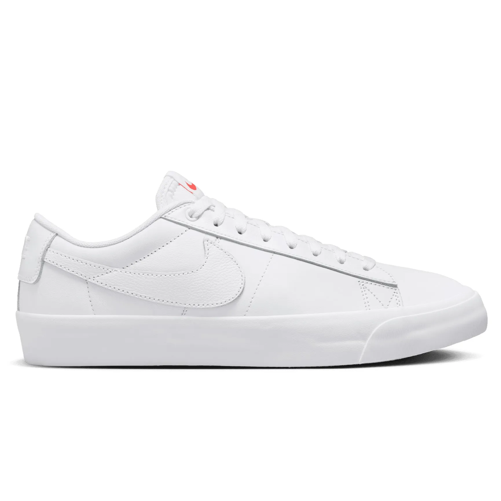 Nike SB Blazer Low Pro GT ISO Skateboard Shoe - White/White-White-White