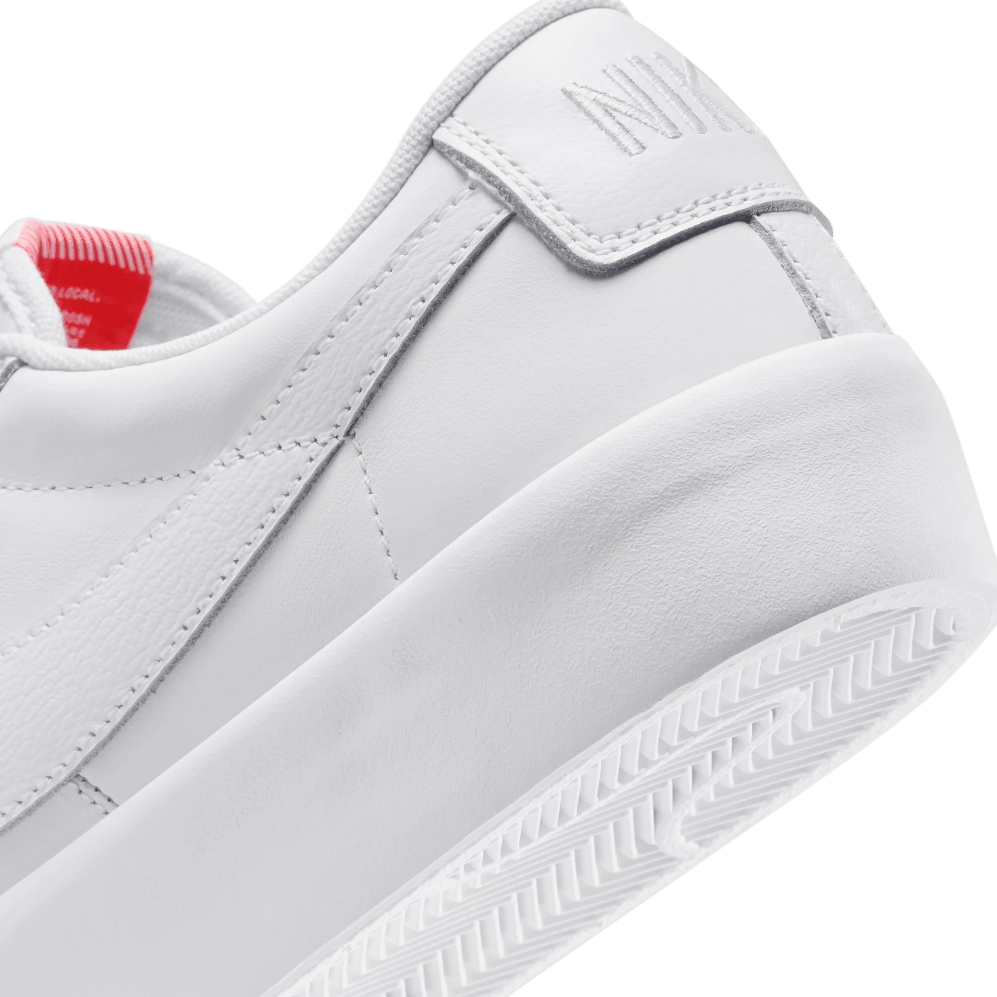 Nike SB Blazer Low Pro GT ISO Skateboard Shoe - White/White-White-White
