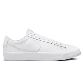Nike SB Blazer Low Pro GT ISO Skateboard Shoe - White/White-White-White