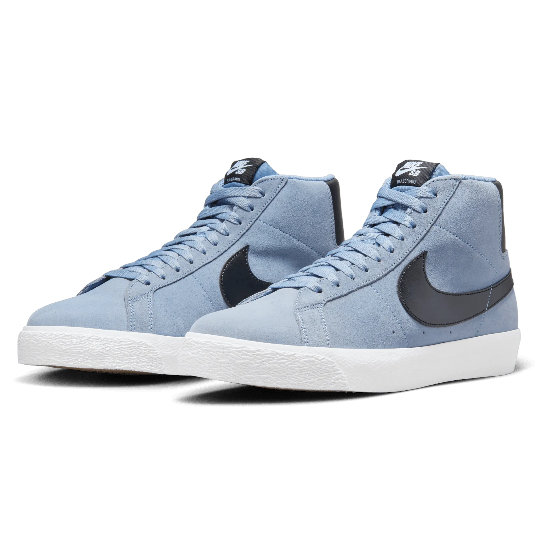 Nike SB Blazer Mid Skate Shoe - Ashen Slate/Black-White-Ashen Slate