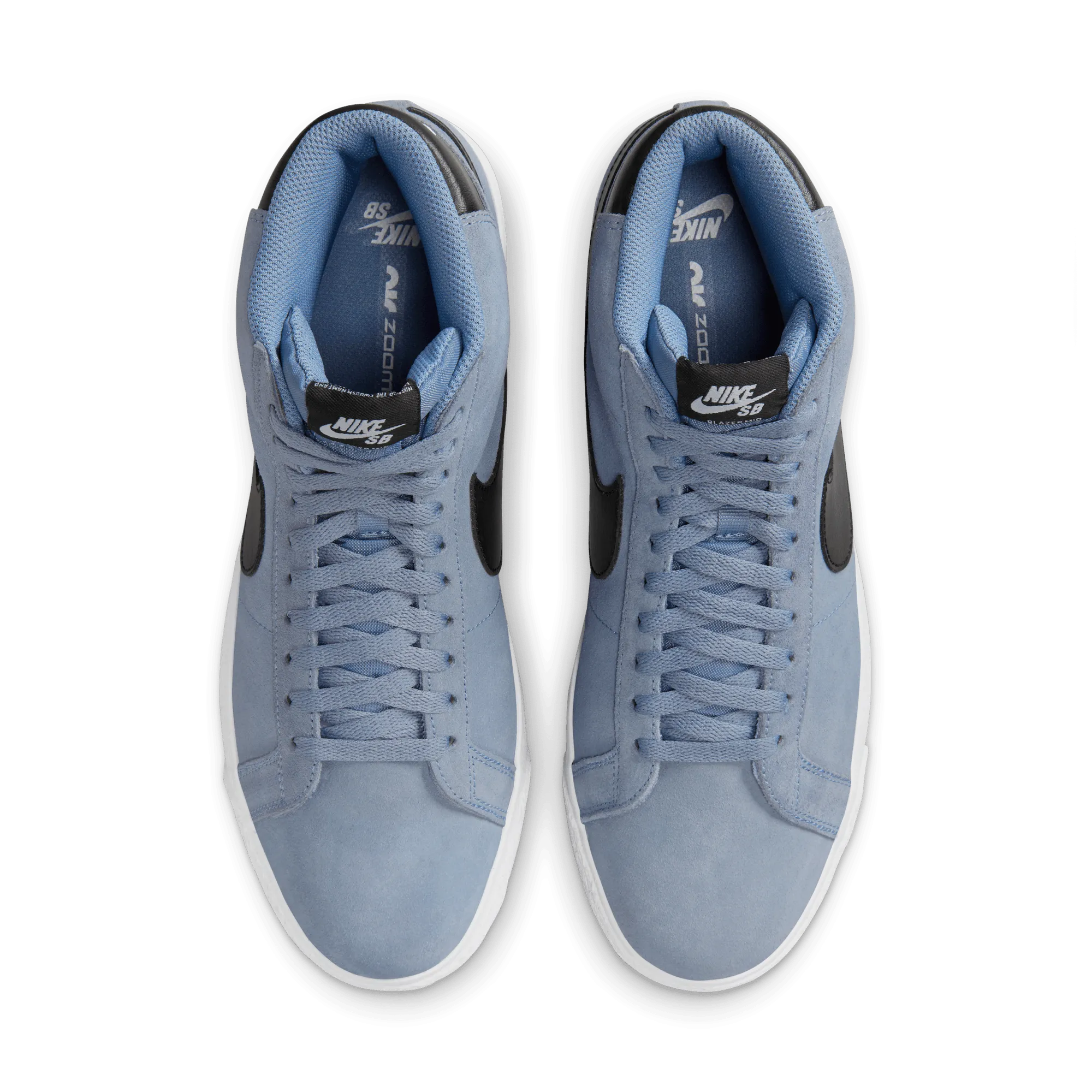 Nike SB Blazer Mid Skate Shoe - Ashen Slate/Black-White-Ashen Slate