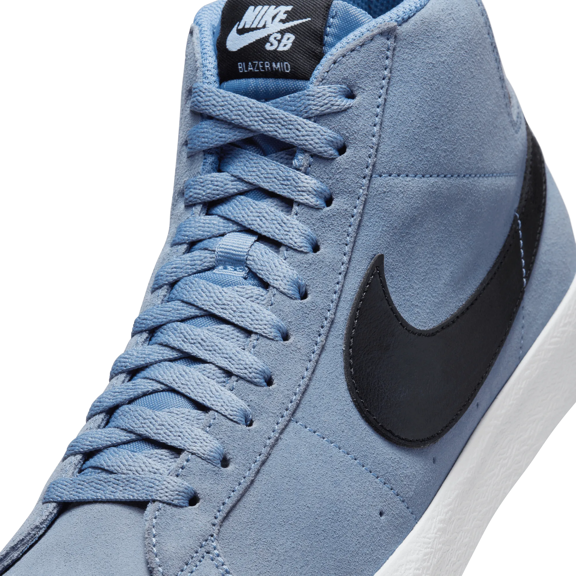 Nike SB Blazer Mid Skate Shoe - Ashen Slate/Black-White-Ashen Slate