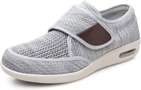 Orthopedic Casual Shoes, Swollen Feet Walking Edema Sneakers Lightweight Portable Breathable Plus Size Casual Air Cushion Trainers