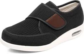 Orthopedic Casual Shoes, Swollen Feet Walking Edema Sneakers Lightweight Portable Breathable Plus Size Casual Air Cushion Trainers