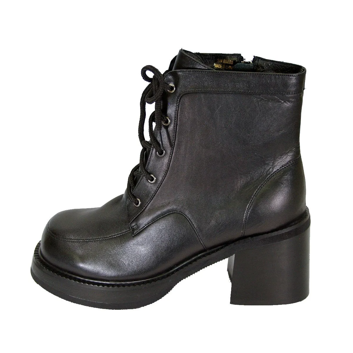PEERAGE Pauly Men's Medium Width Leather Boots