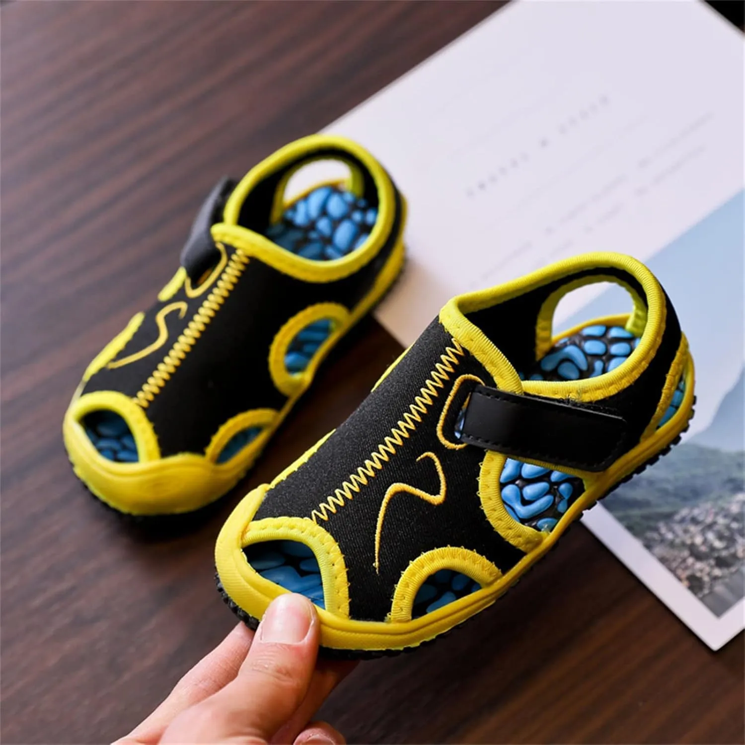 sfdgfhyf Little Kid Outdoor Shoes Baby Shoes Fashion Casual Sandals Flat Toddler Shoes Comfortable Soft Casual Toddler