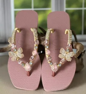 Square Butterfly Sandals