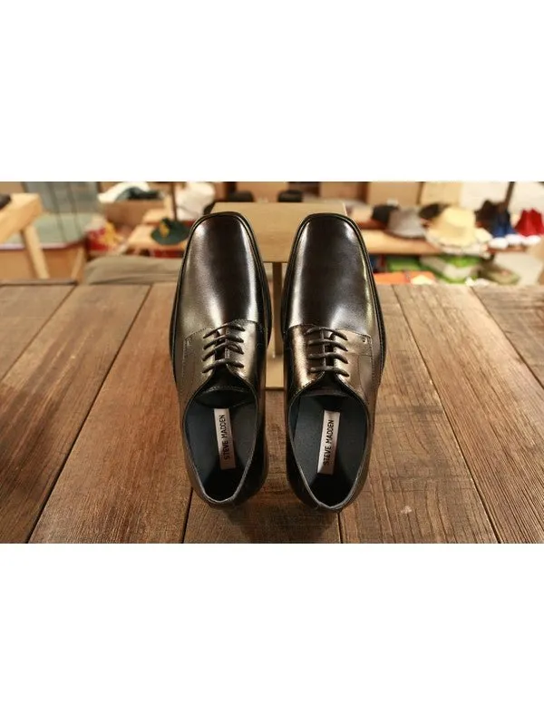 Steve Madden Men's Batchh Oxford Shoes Black Leather