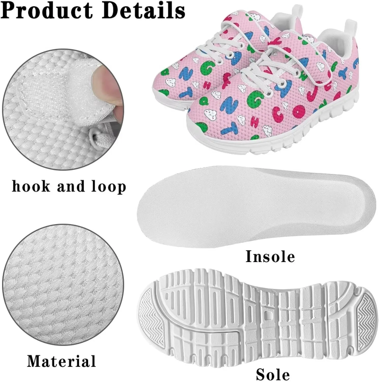 Teen Kids Single Buckle Sneaker,Boys Light Breathable Mesh Sneakers Sports Children Jogging Sports Training Shoes
