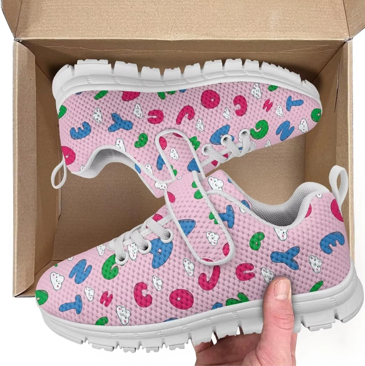 Teen Kids Single Buckle Sneaker,Boys Light Breathable Mesh Sneakers Sports Children Jogging Sports Training Shoes