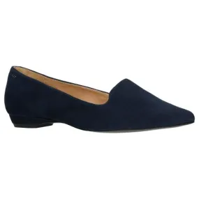 Wojas Navy Blue Leather Ballet Flats | 4500566
