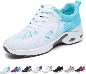 Womens Walking Shoes Lightweight Breathable Mesh Sports Sneakers Fashionable Wide Slip on Comfort Wear Tennis Diabetic Shoes Unisex Orthopedic Shoe