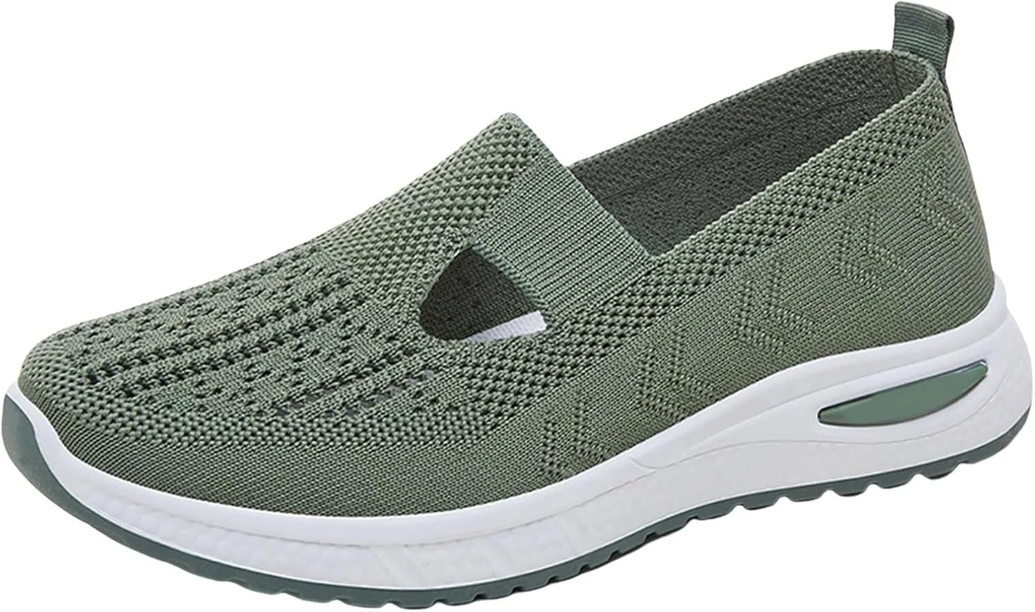 Women's Woven Orthopedic Breathable Soft Walking Walking Shoes Women Jogging Dress Casual Shoes Waterproof Sneakers Slip On Tennis Shoe White Loafers