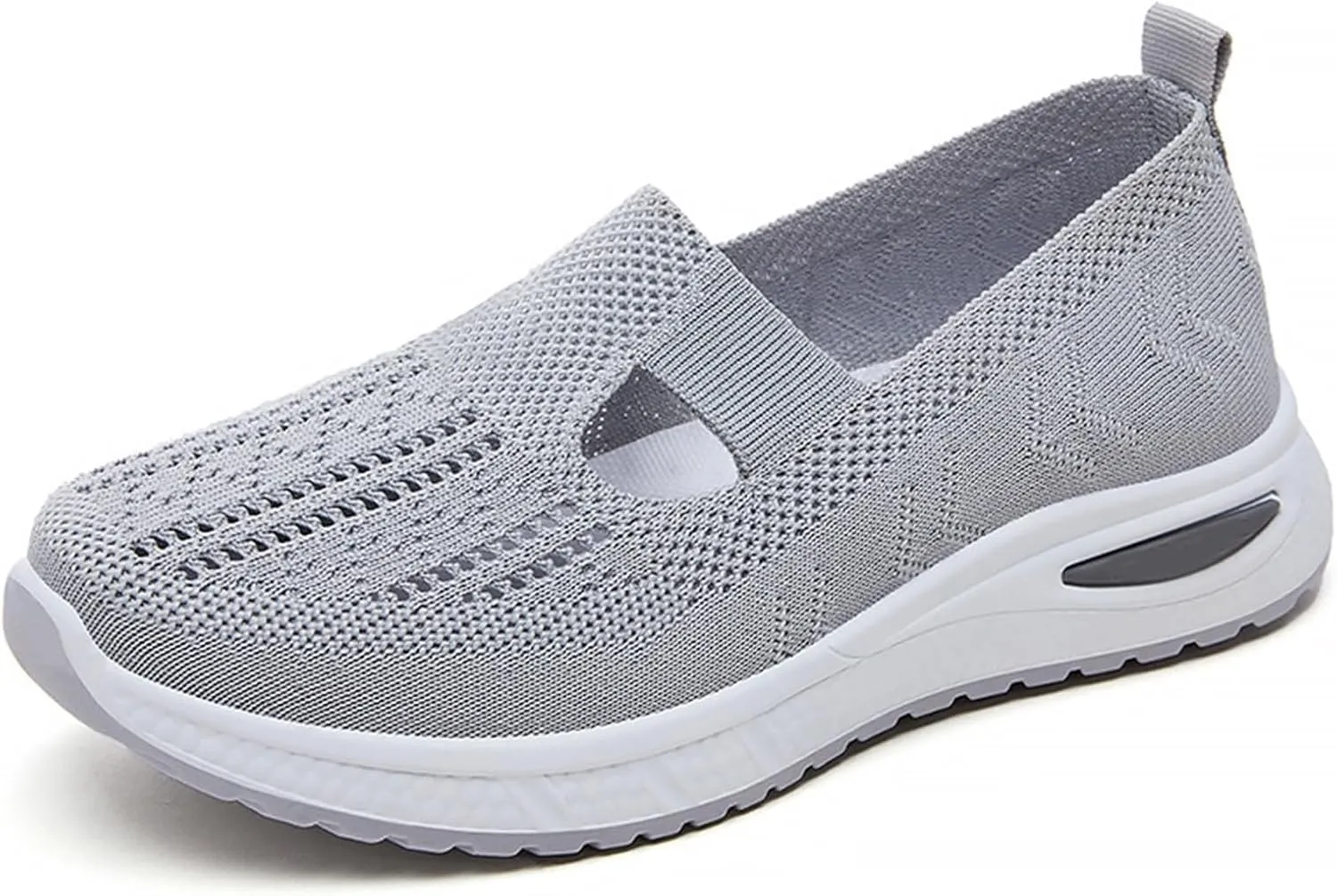 Women's Woven Orthopedic Breathable Soft Walking Walking Shoes Women Jogging Dress Casual Shoes Waterproof Sneakers Slip On Tennis Shoe White Loafers